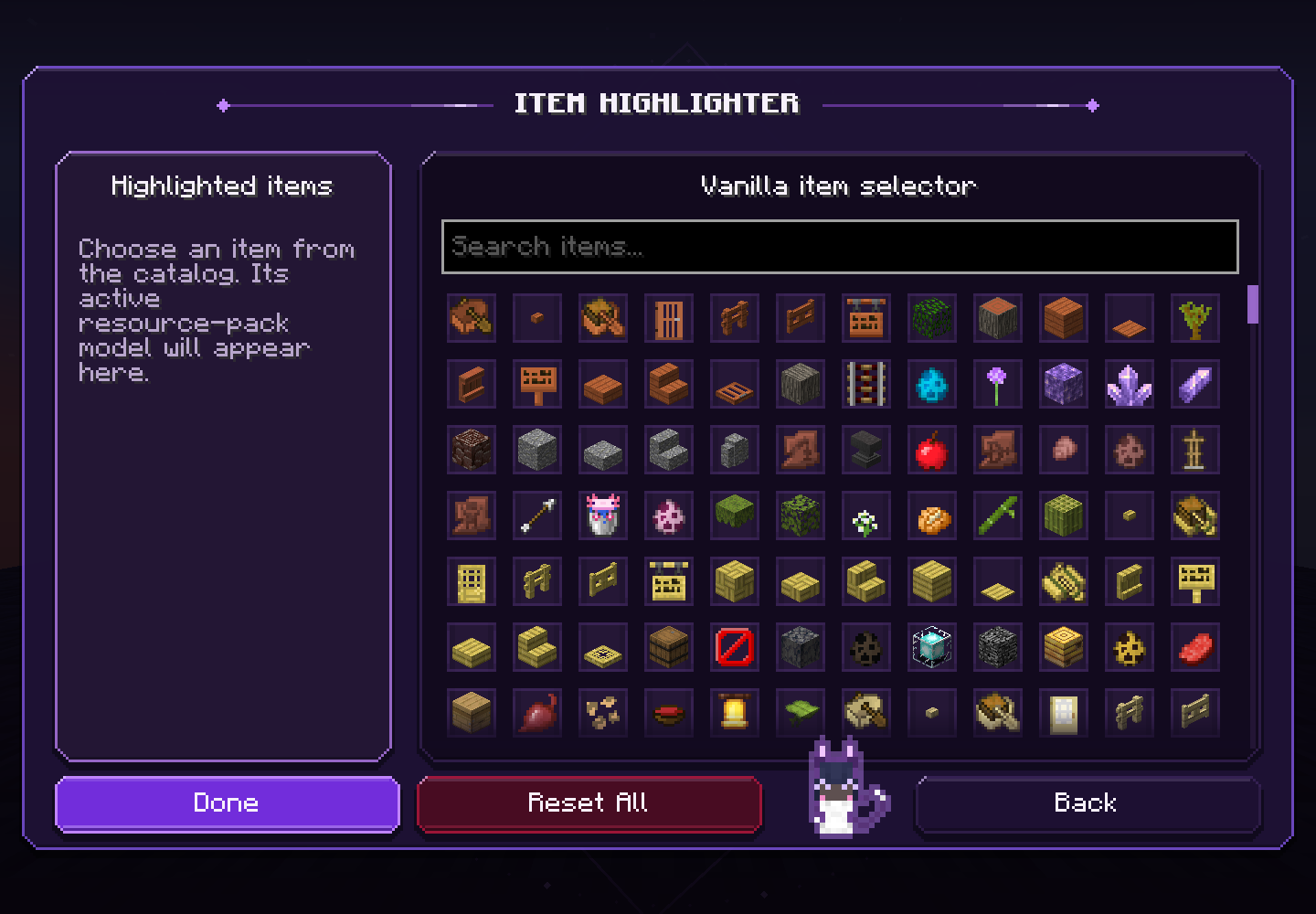 Item Highlighter