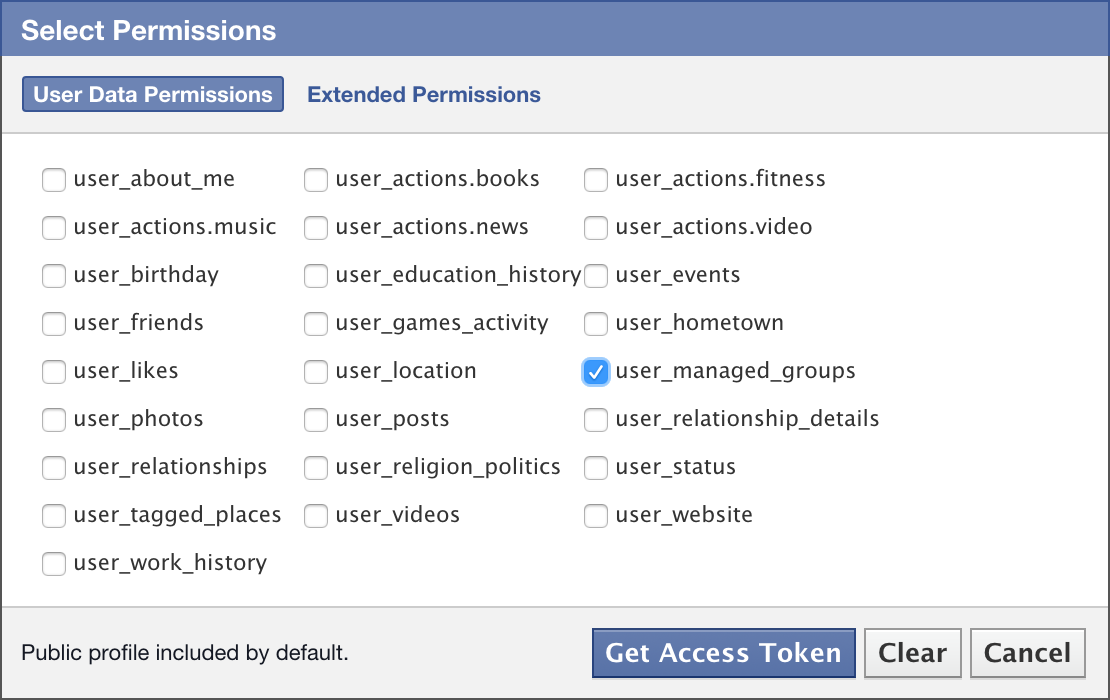 C user permissions