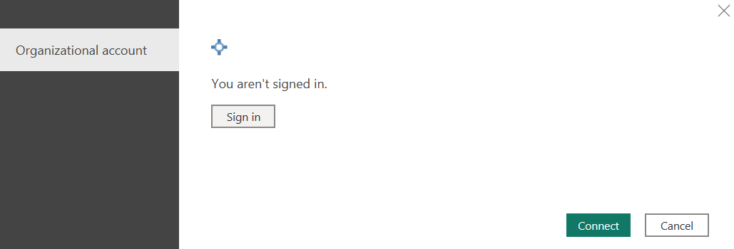Sign in prompt