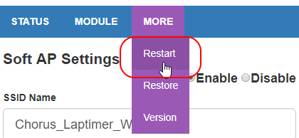 Restart module