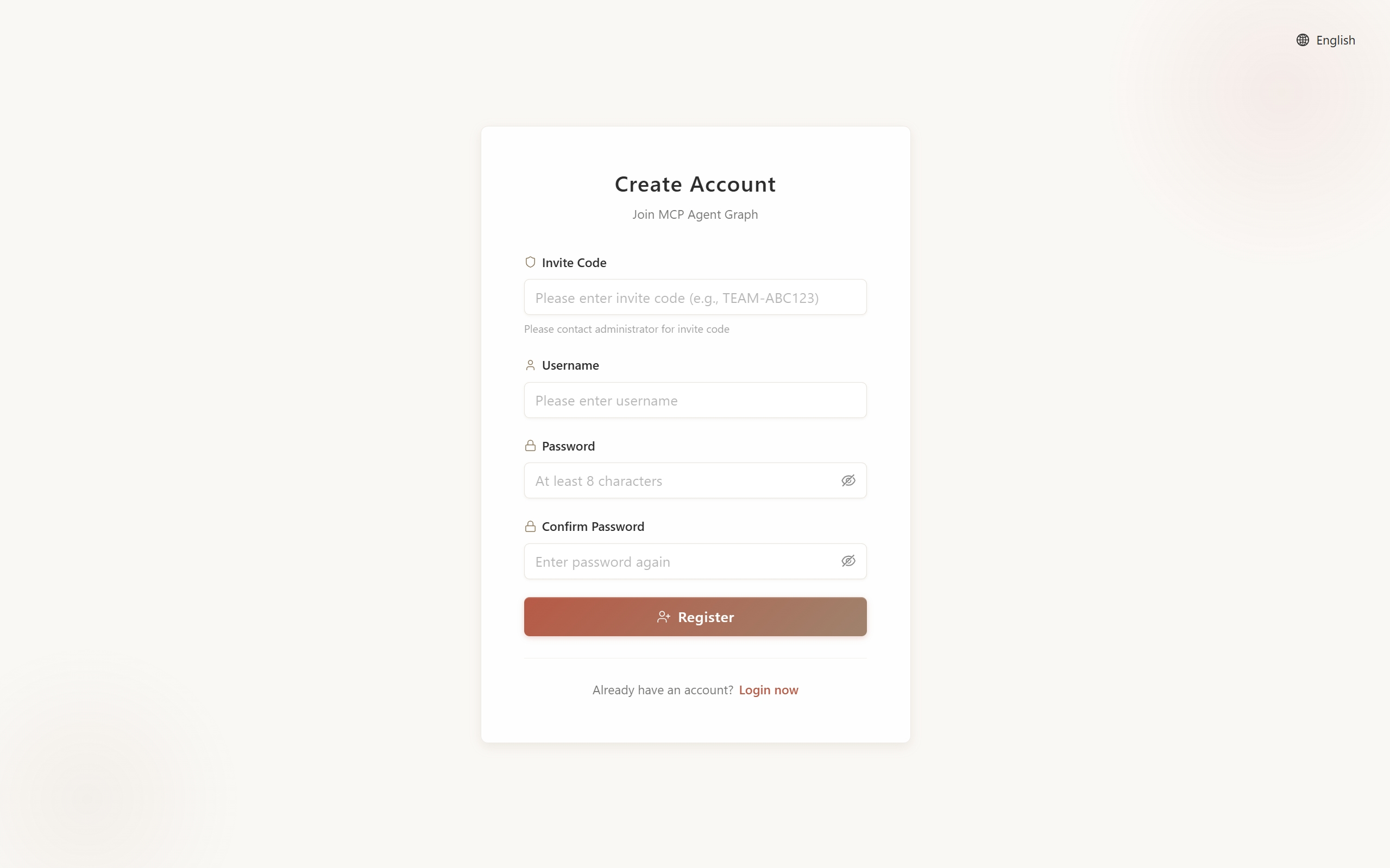 Registration Page