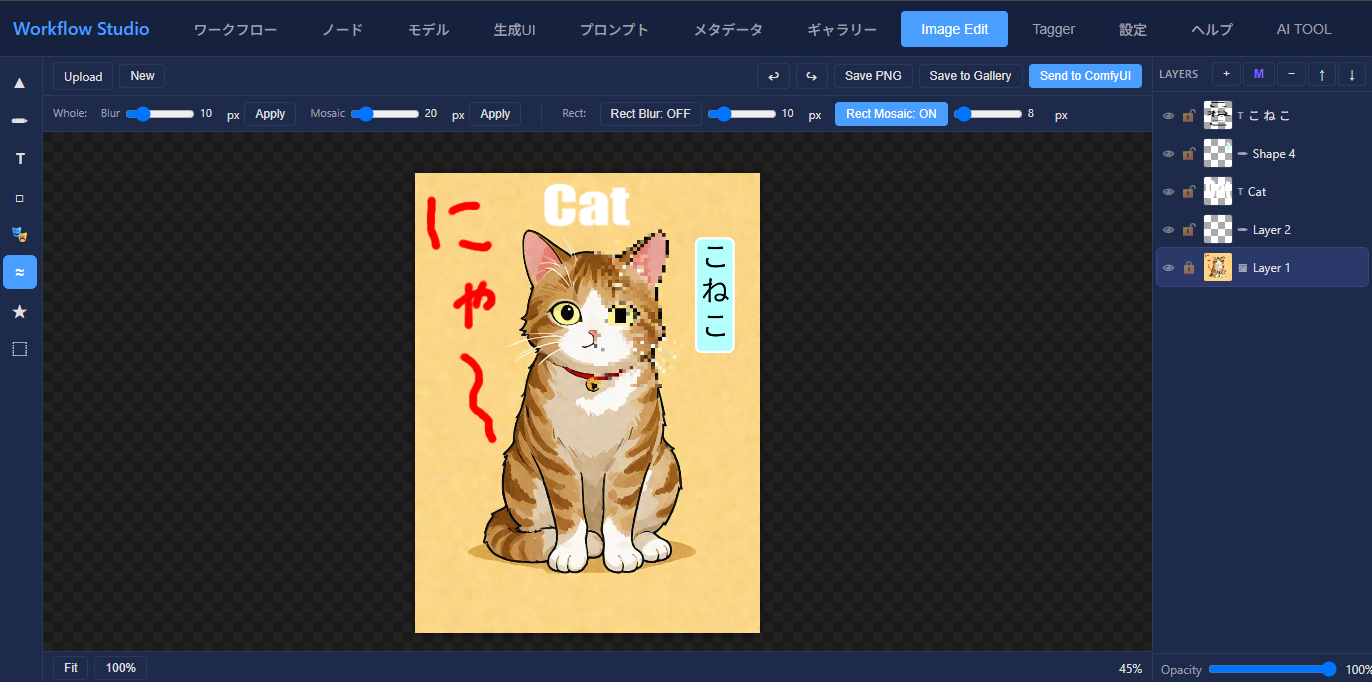 Image Edit Tab