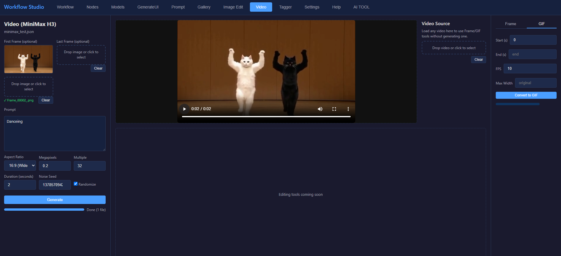 Video Tab