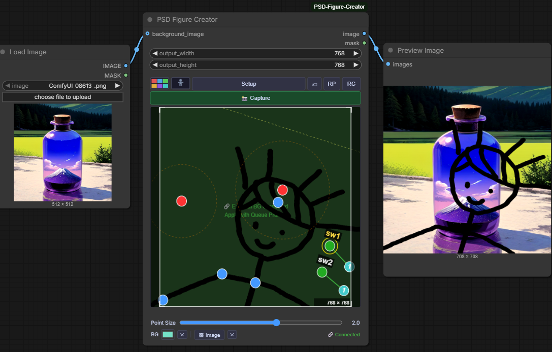 Capture used inside a workflow