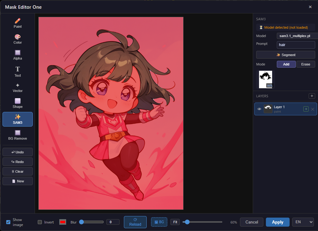 Mask Editor One