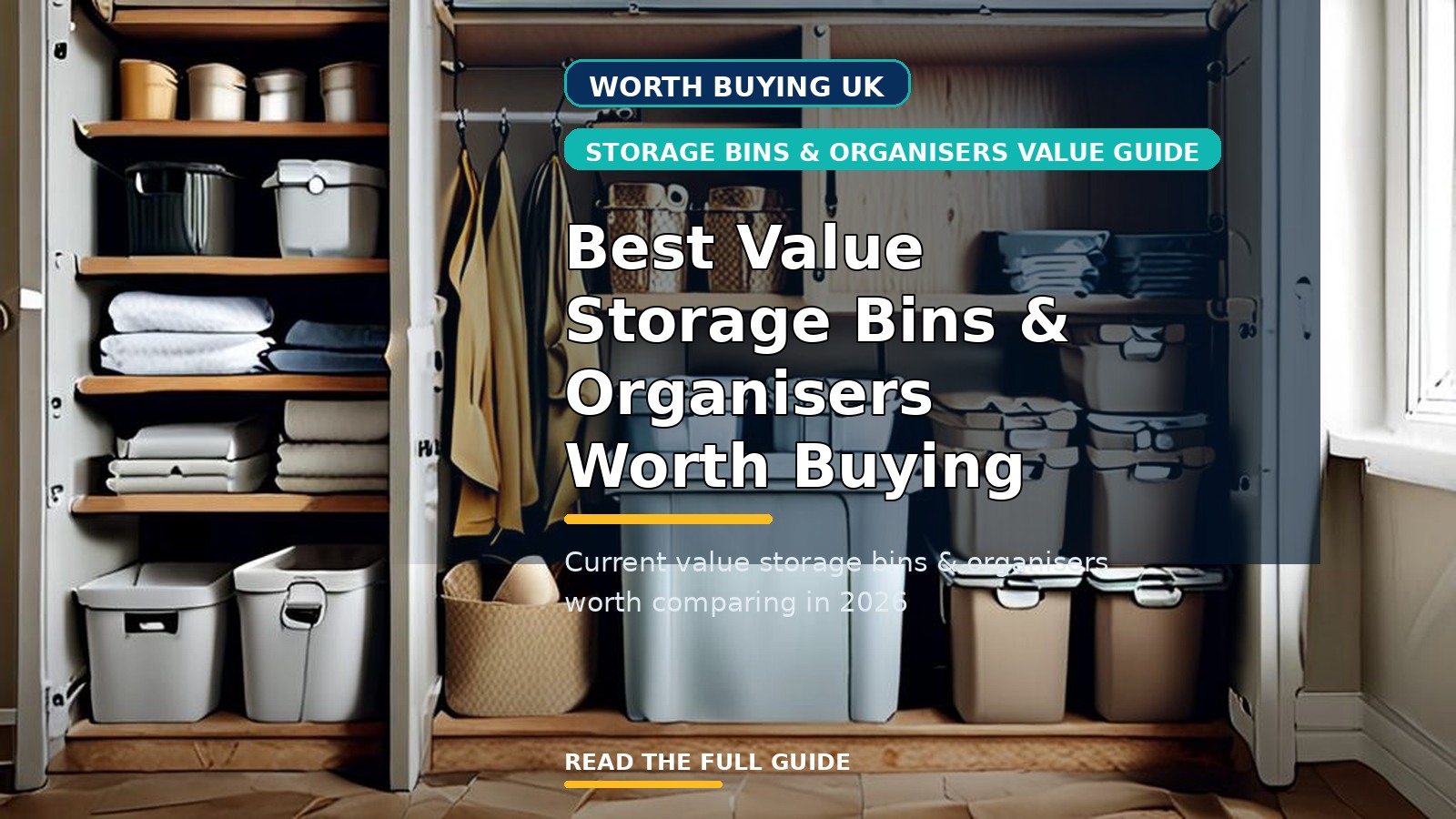 Best Value Storage Bins & Organisers Worth Buying in the UK (2026)