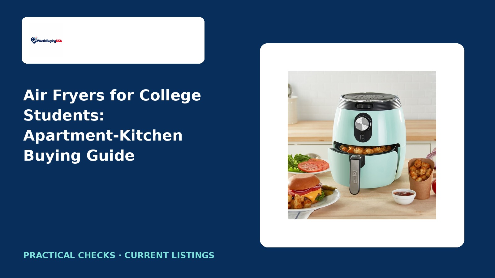 Air Fryers for College Students: Apartment-Kitchen Buying Guide