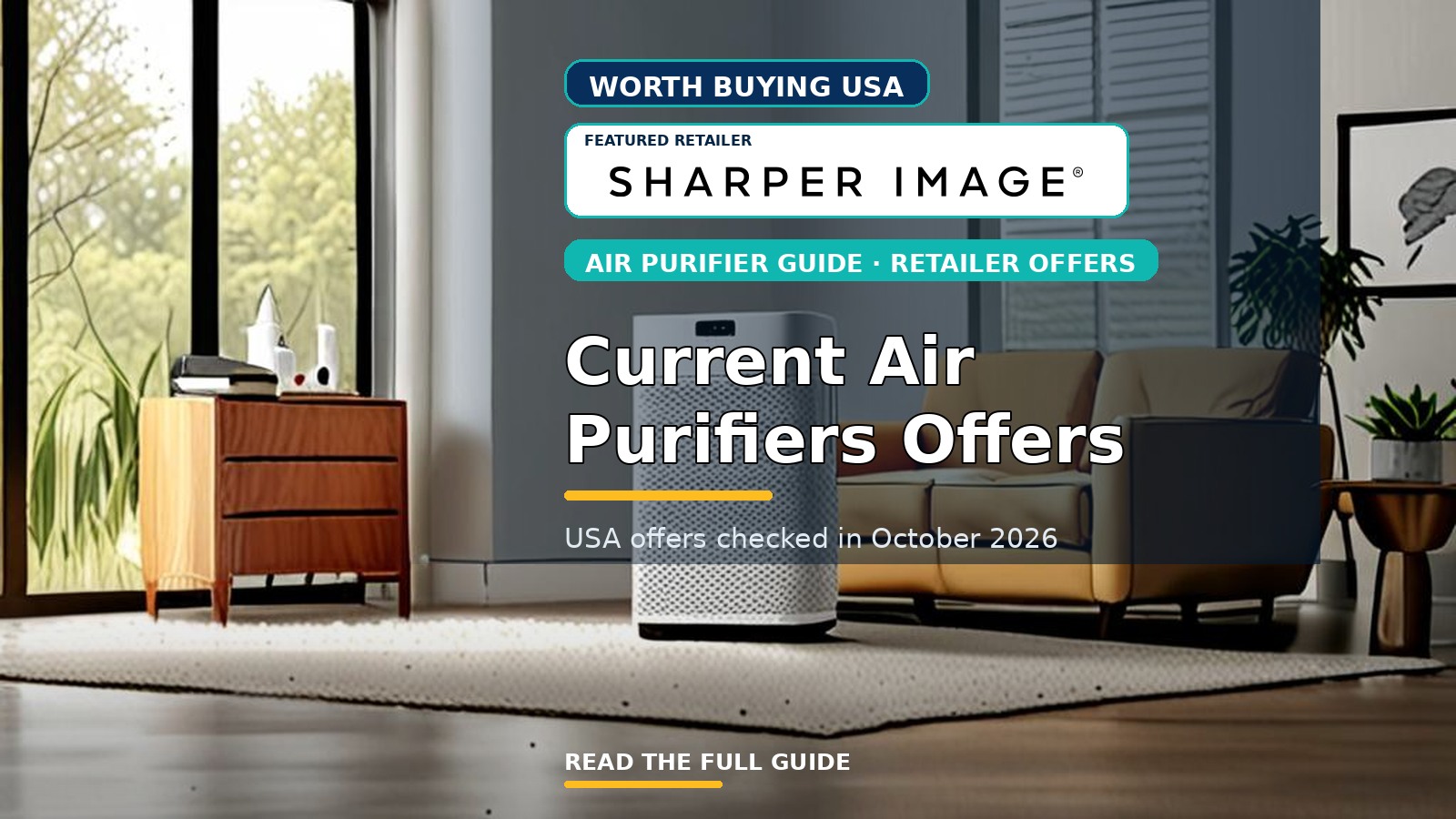 Current Air Purifiers Offers from Approved USA Retailers (October 2026)