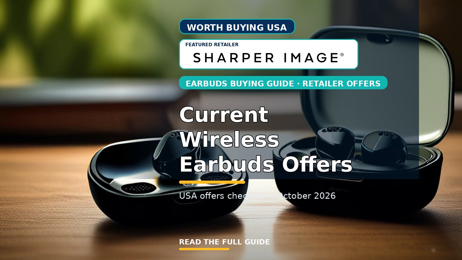 Current Wireless Earbuds Offers from Approved USA Retailers (October 2026)