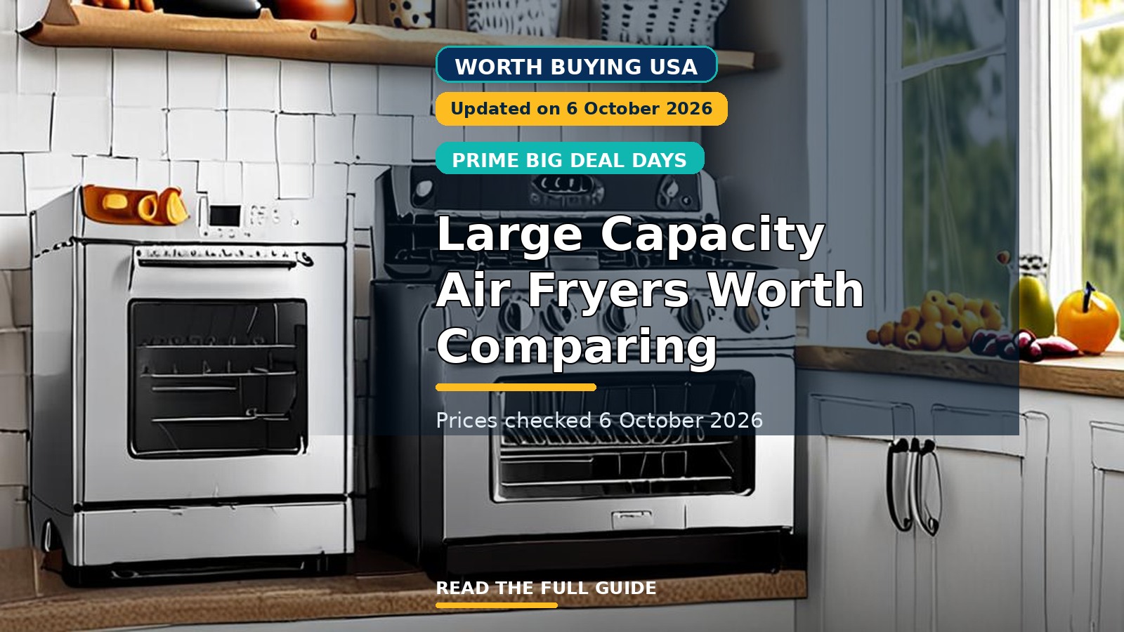 Prime Big Deal Days: Large Capacity Air Fryers Worth Comparing in the USA (2026)