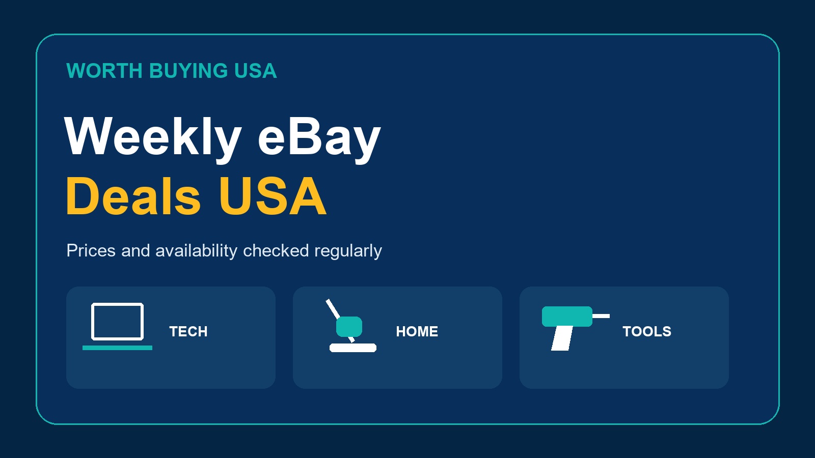 Weekly eBay Deals USA