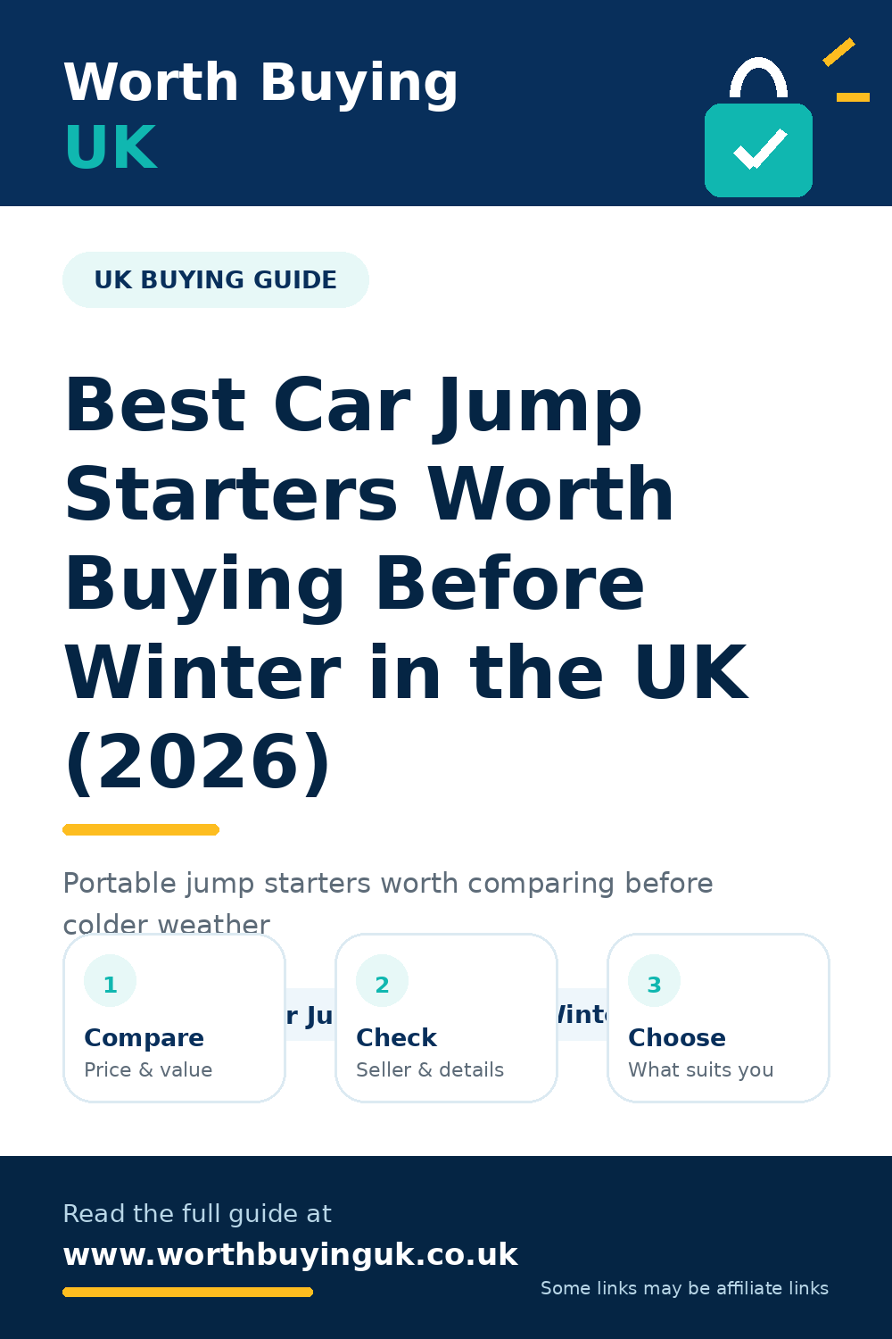 Best Car Jump Starters Worth Buying Before Winter in the UK (2026)