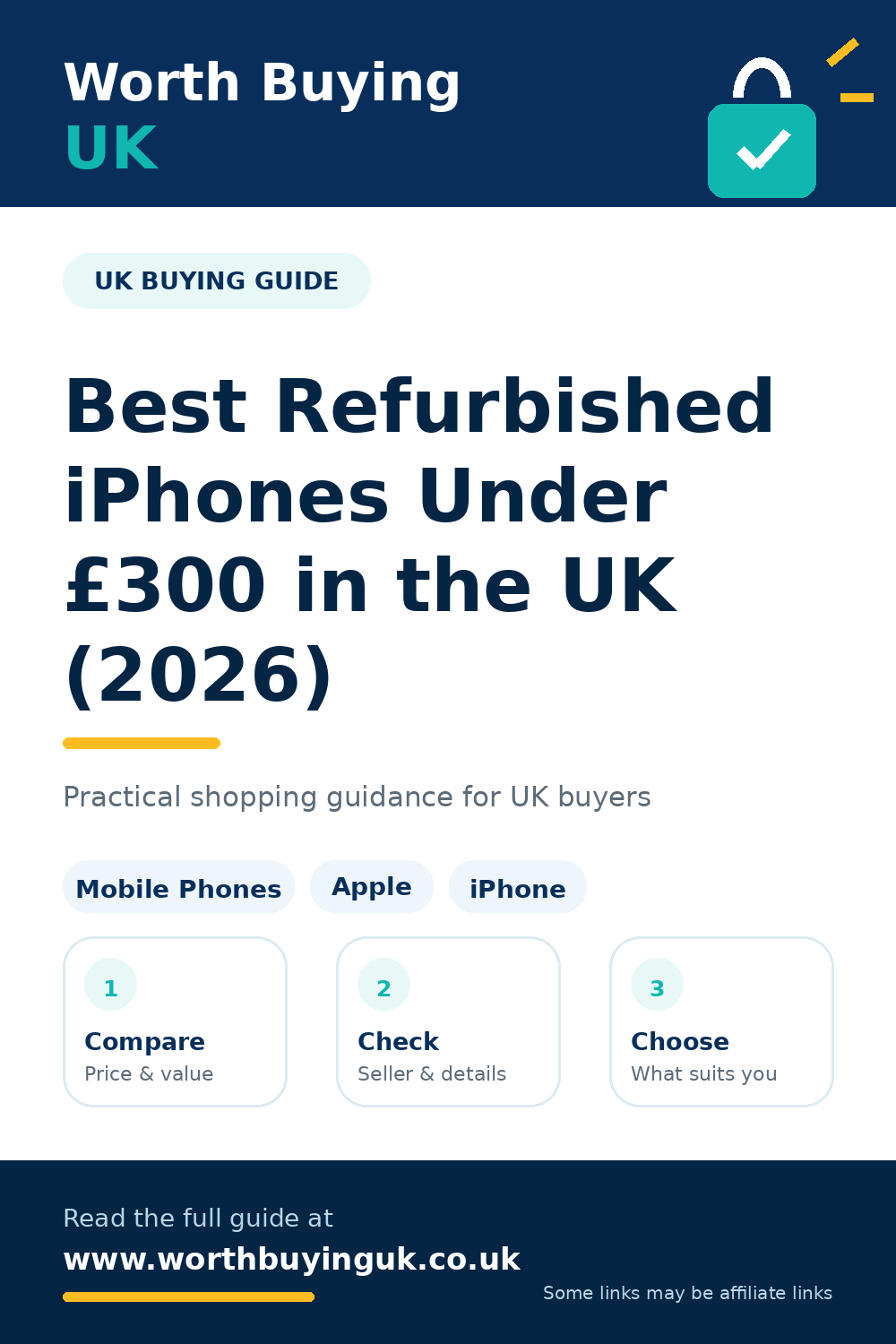 Best Refurbished iPhones Under £300 in the UK (2026)