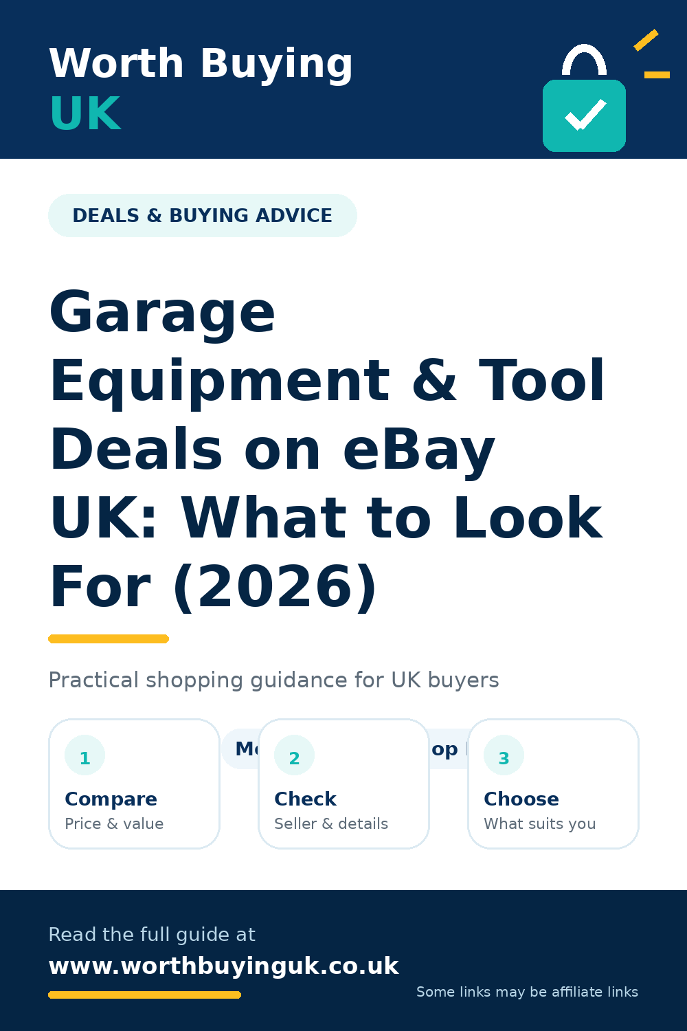 Garage Equipment & Tool Deals on eBay UK: What to Look For (2026)