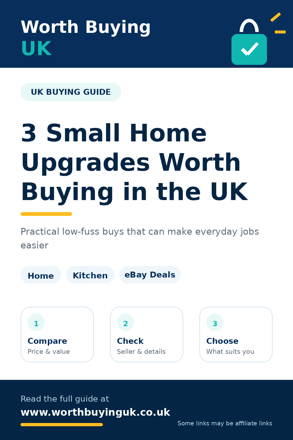 3 Small Home Upgrades Worth Buying in the UK This September