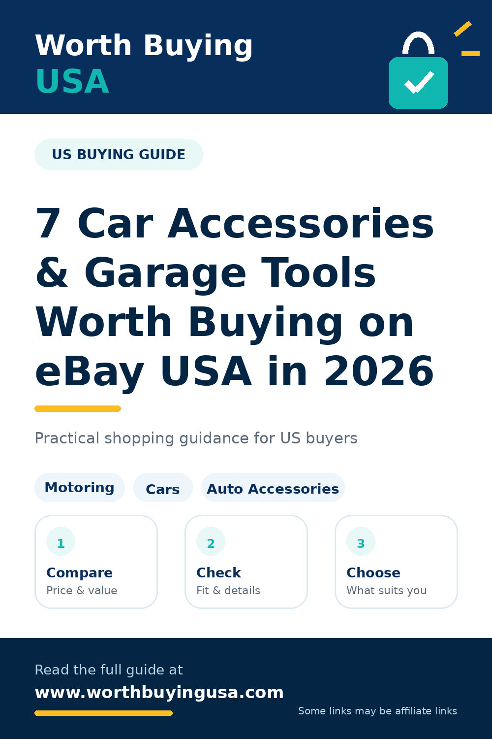 7 Car Accessories & Garage Tools Worth Buying on eBay USA in 2026