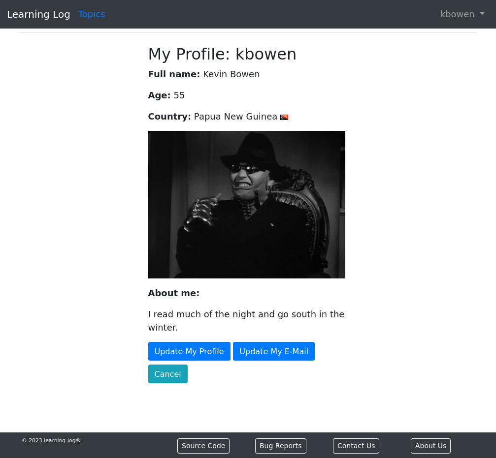 Profile Page