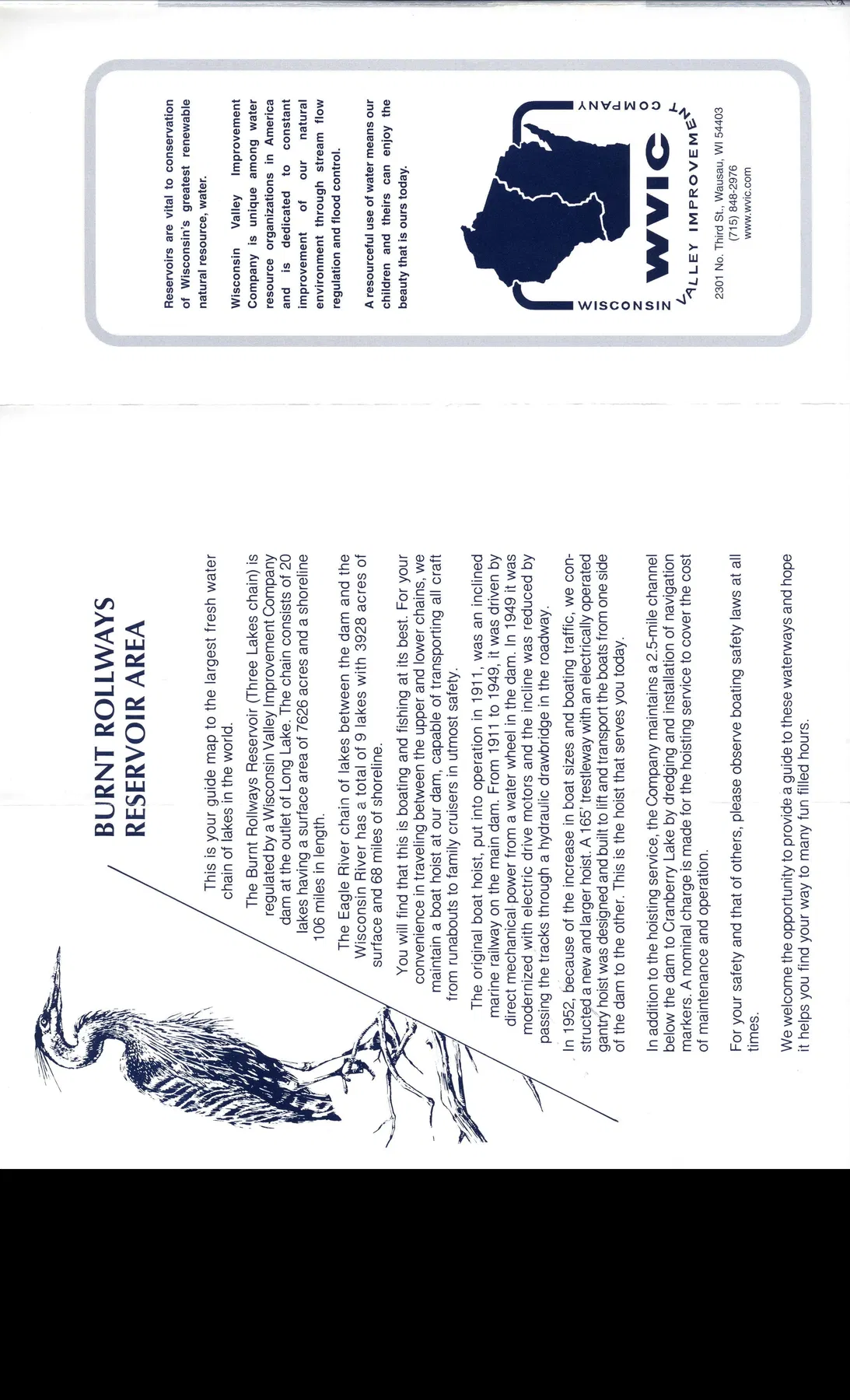 Watersmeet Lake historical Wisconsin DNR depth map sheet 4