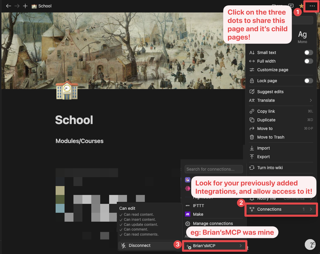 Adding Integration Token to Notion Connections