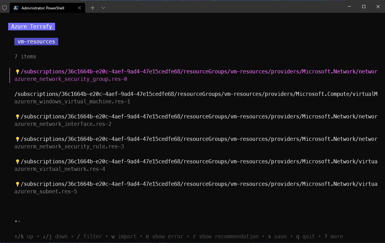 Azure Terrafy
