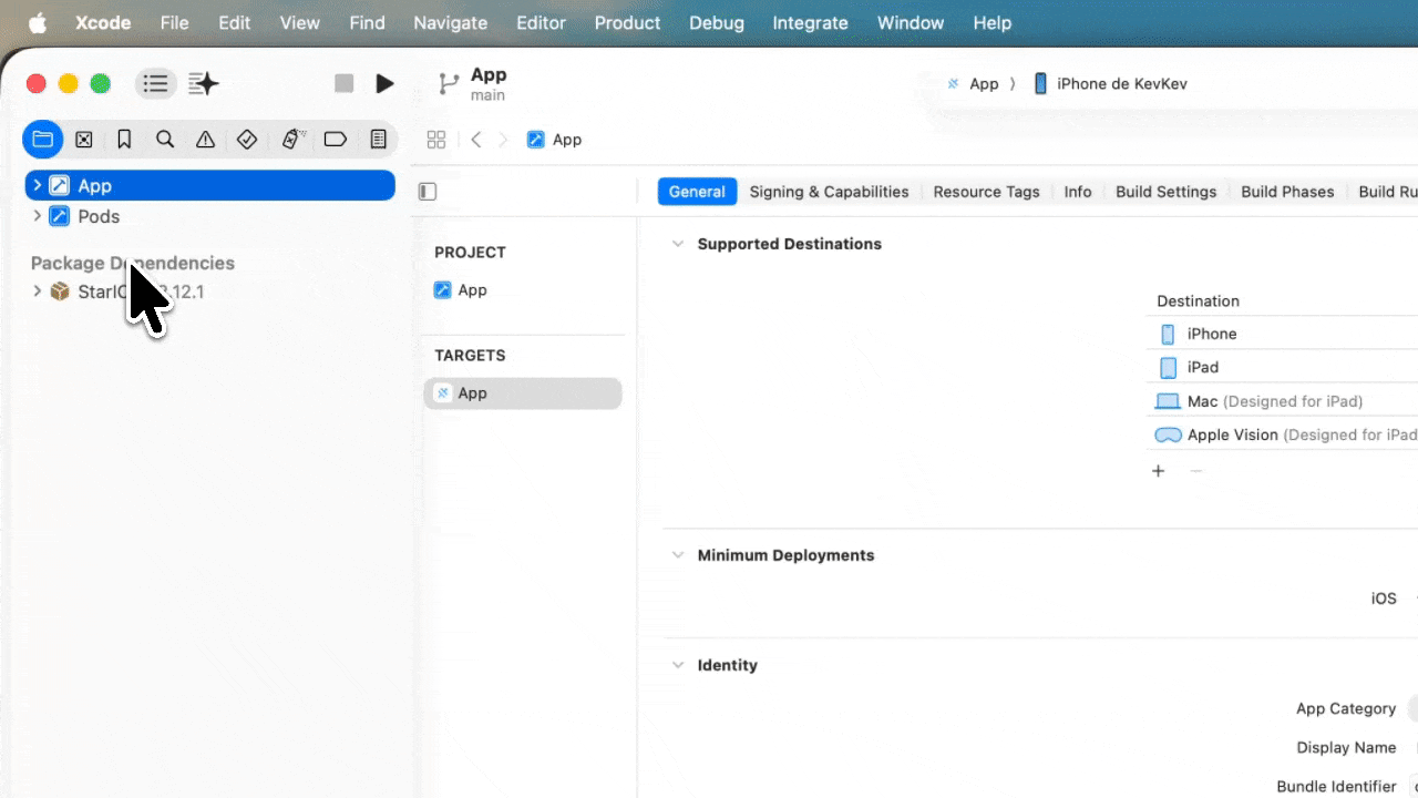 Adding the Zebra iOS xcframework in Xcode