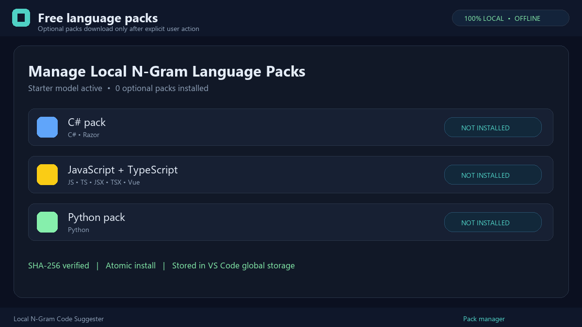 Free language-pack manager