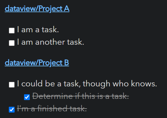 Task List