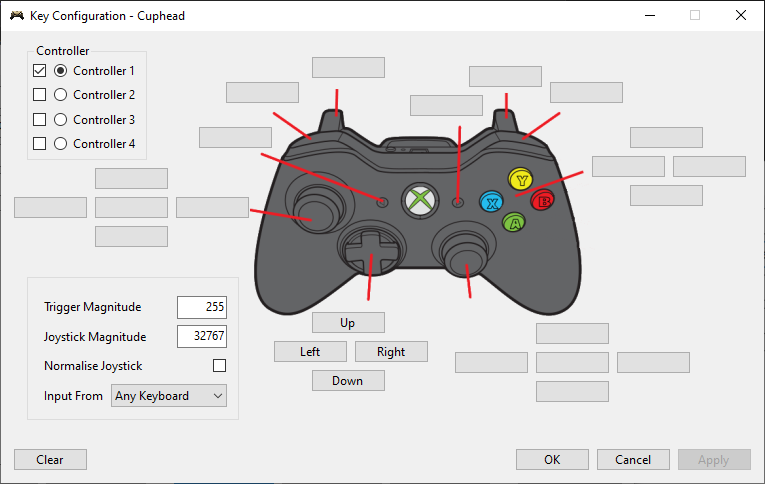 Key config GUI