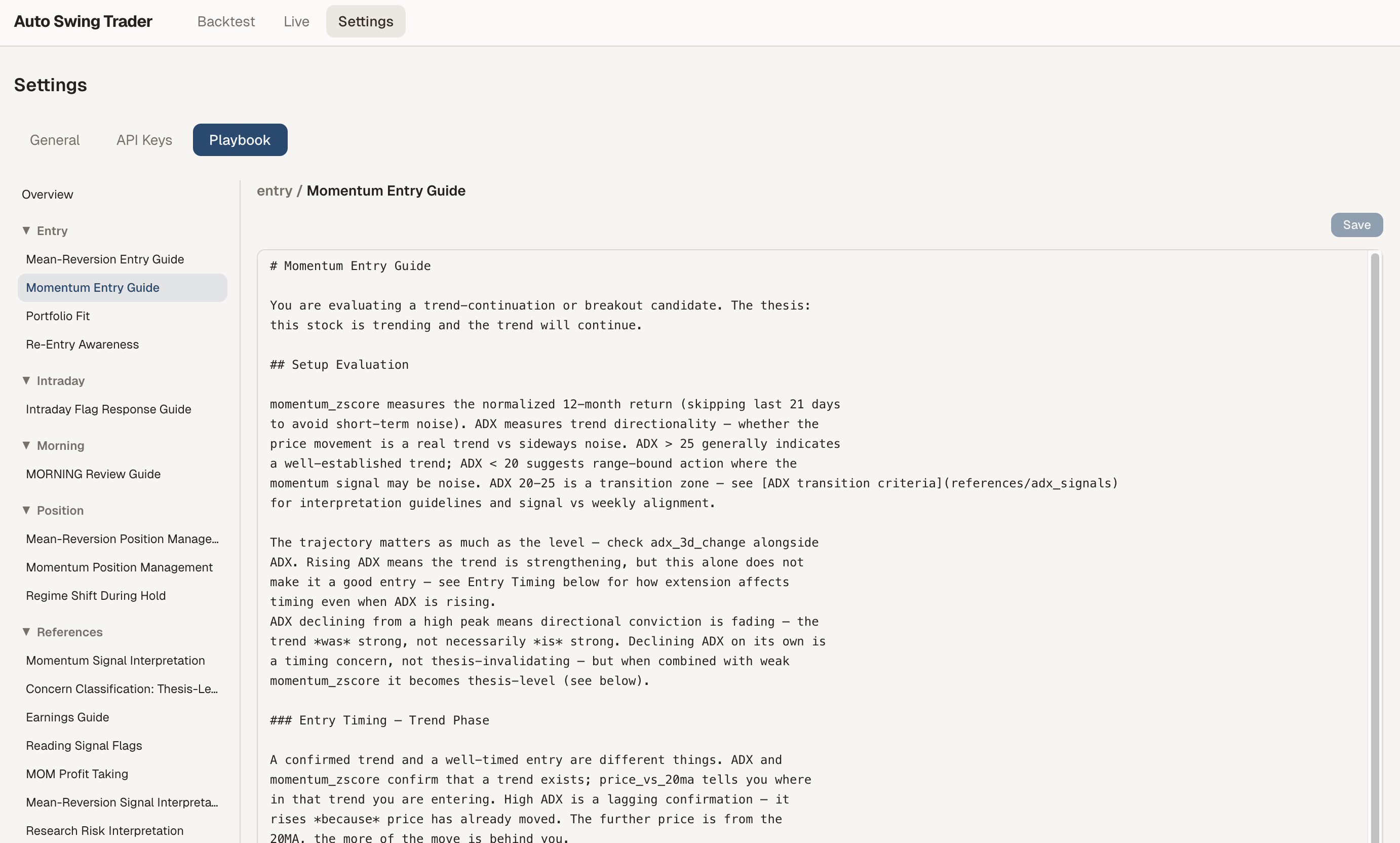 Playbook Editor