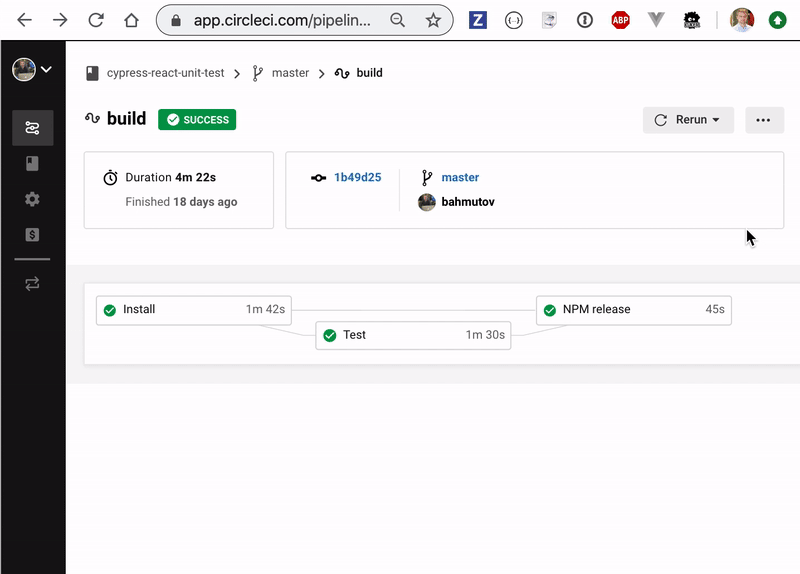 Effective config on CircleCI