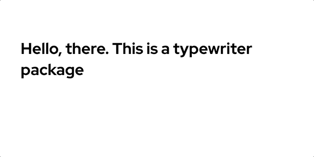 Typewriter description