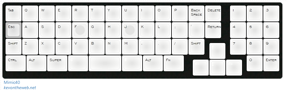 Mimic40 plate, from the project README