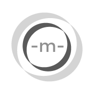 Matter logo - a mobius strip with a m.