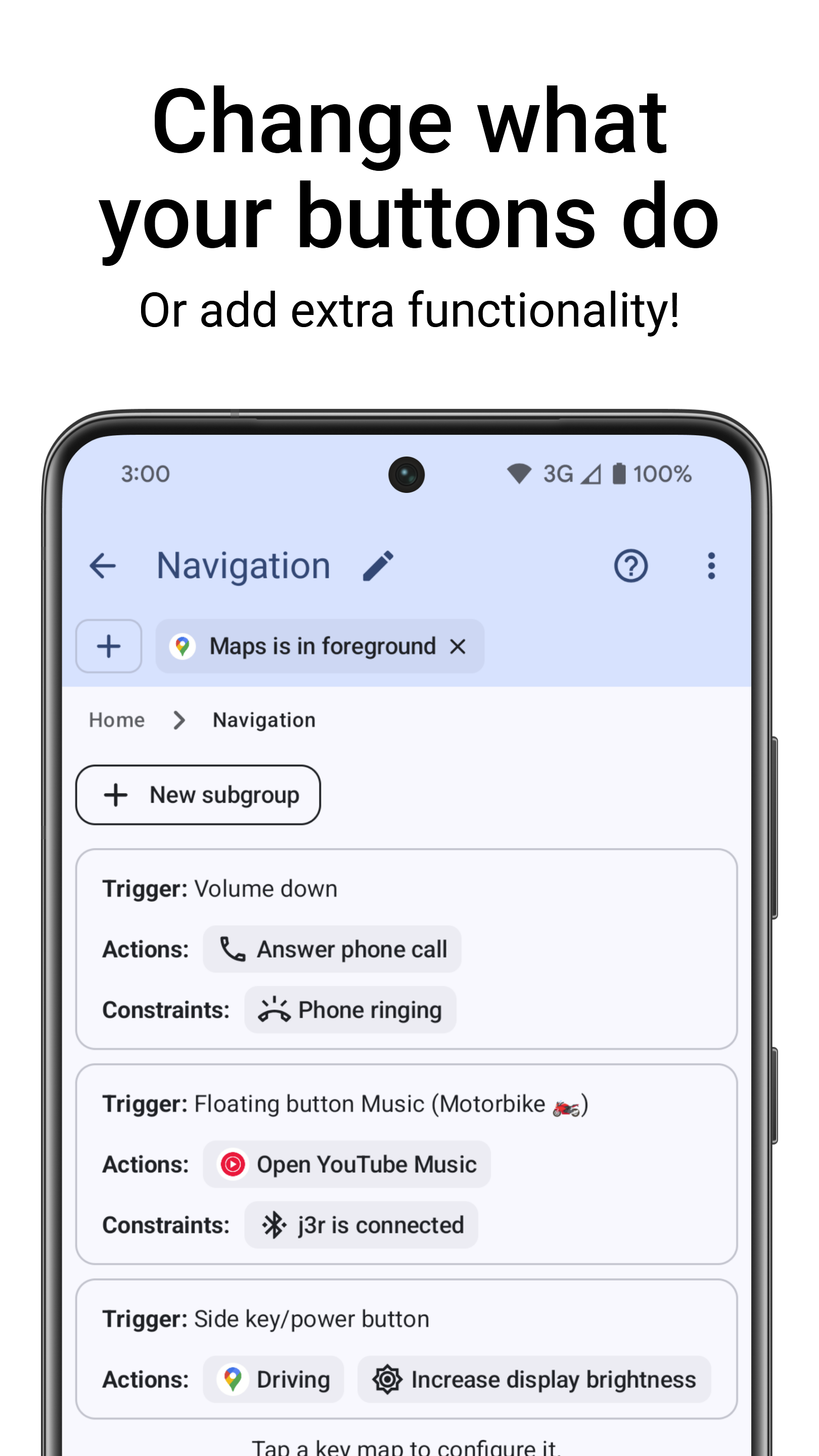 Screenshot 1 of Key Mapper — opens full size