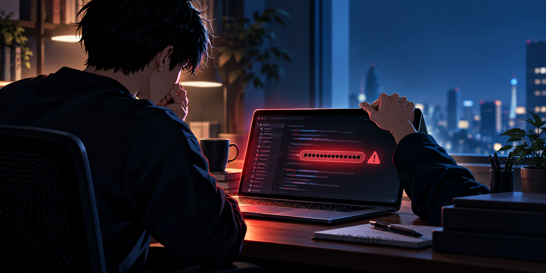 公開コードに秘密の鍵を残した場合を想像したイラスト。実際の漏えい画面ではありません