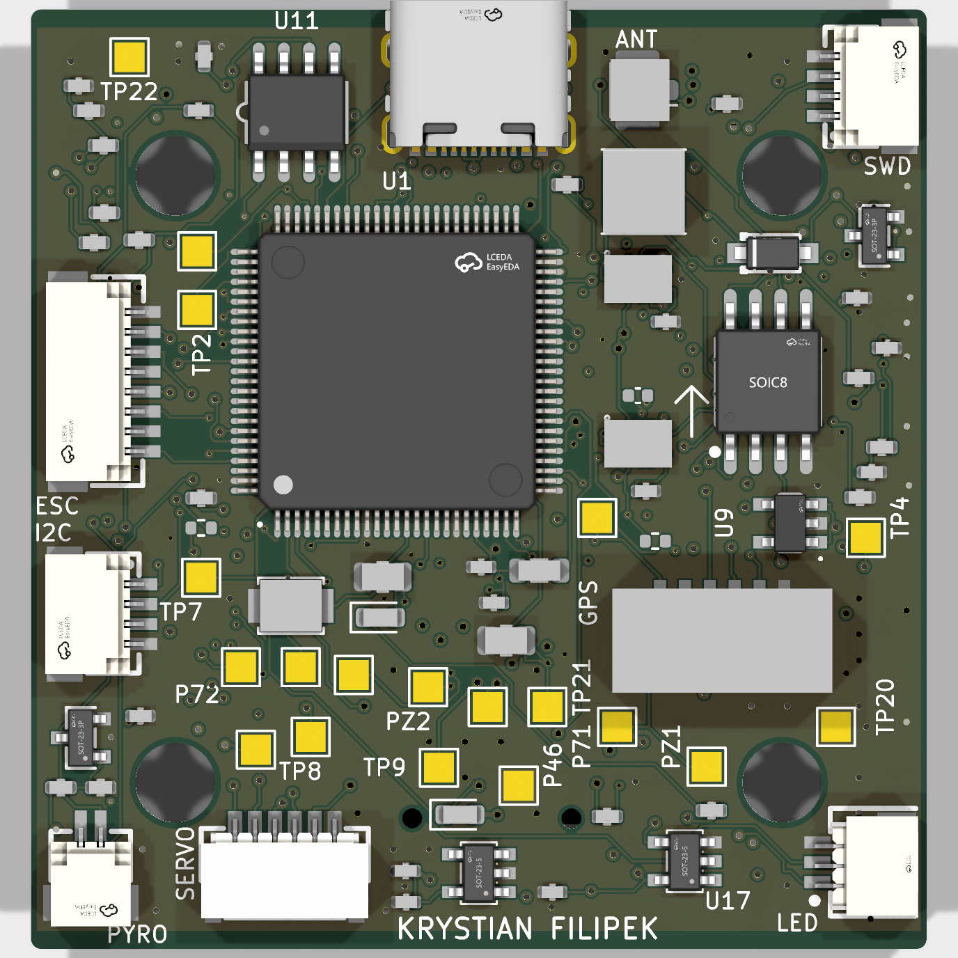 Iridium drone, from the project README