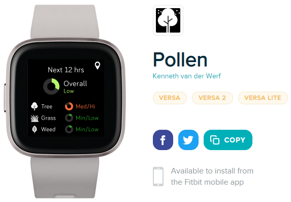 Pollen screenshot