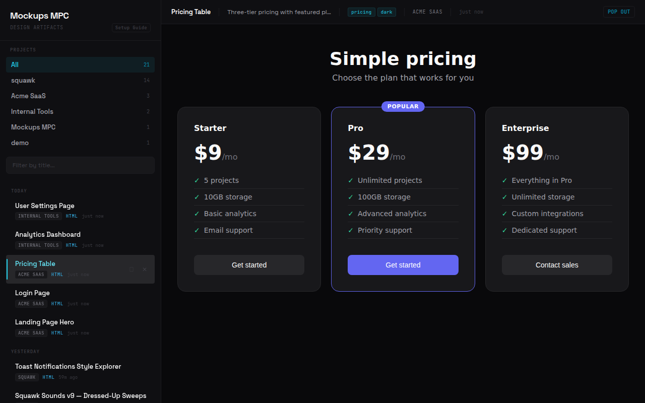 Mockups MPC Gallery