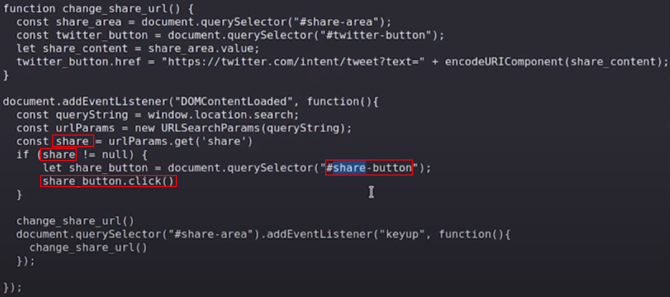 clobbering javascript variable