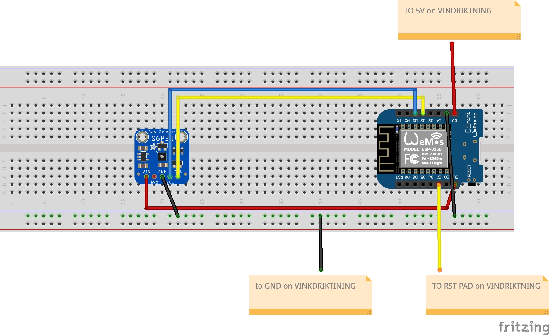 ESP3866 with SGP30