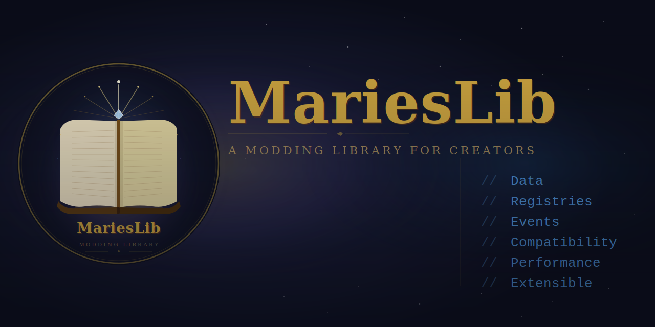 MariesLib Banner
