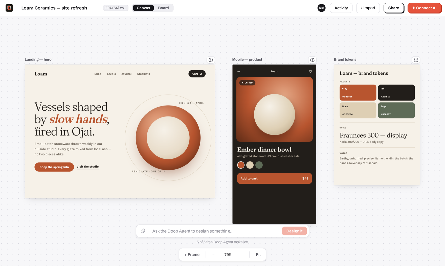 Doop brings agents onto live design canvas
