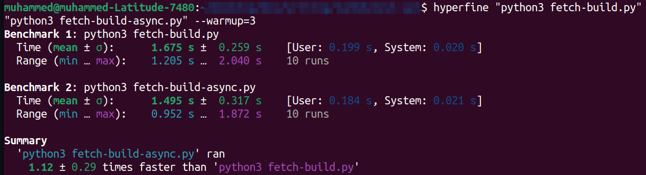 benchmarking