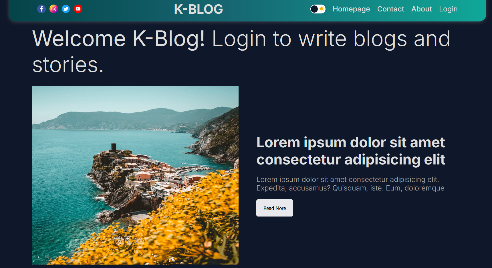Homepage