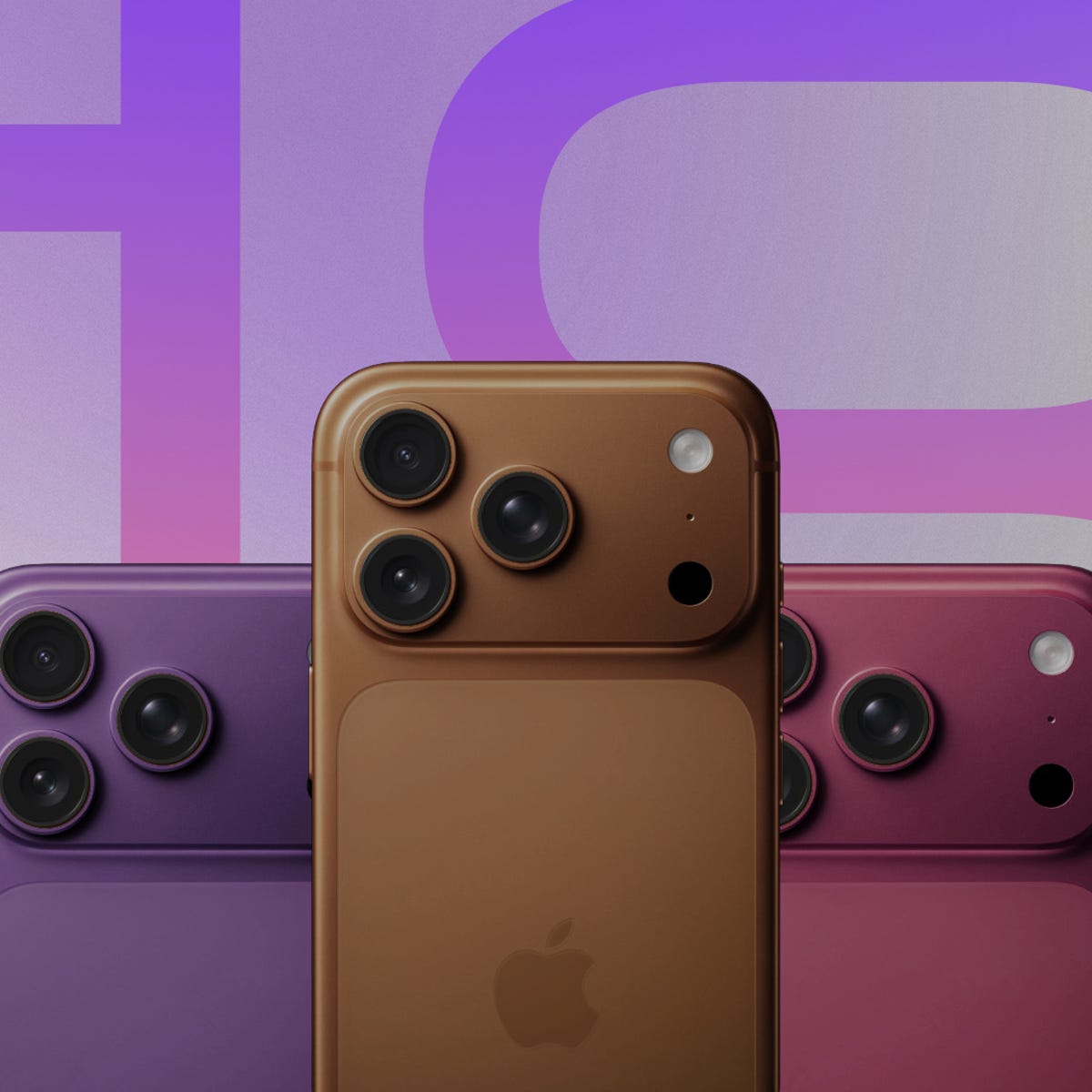 Concept art showing the back of a future iPhone model.