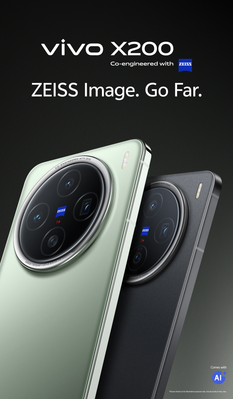 vivo X100 camera lens co-engineered with ZEISS