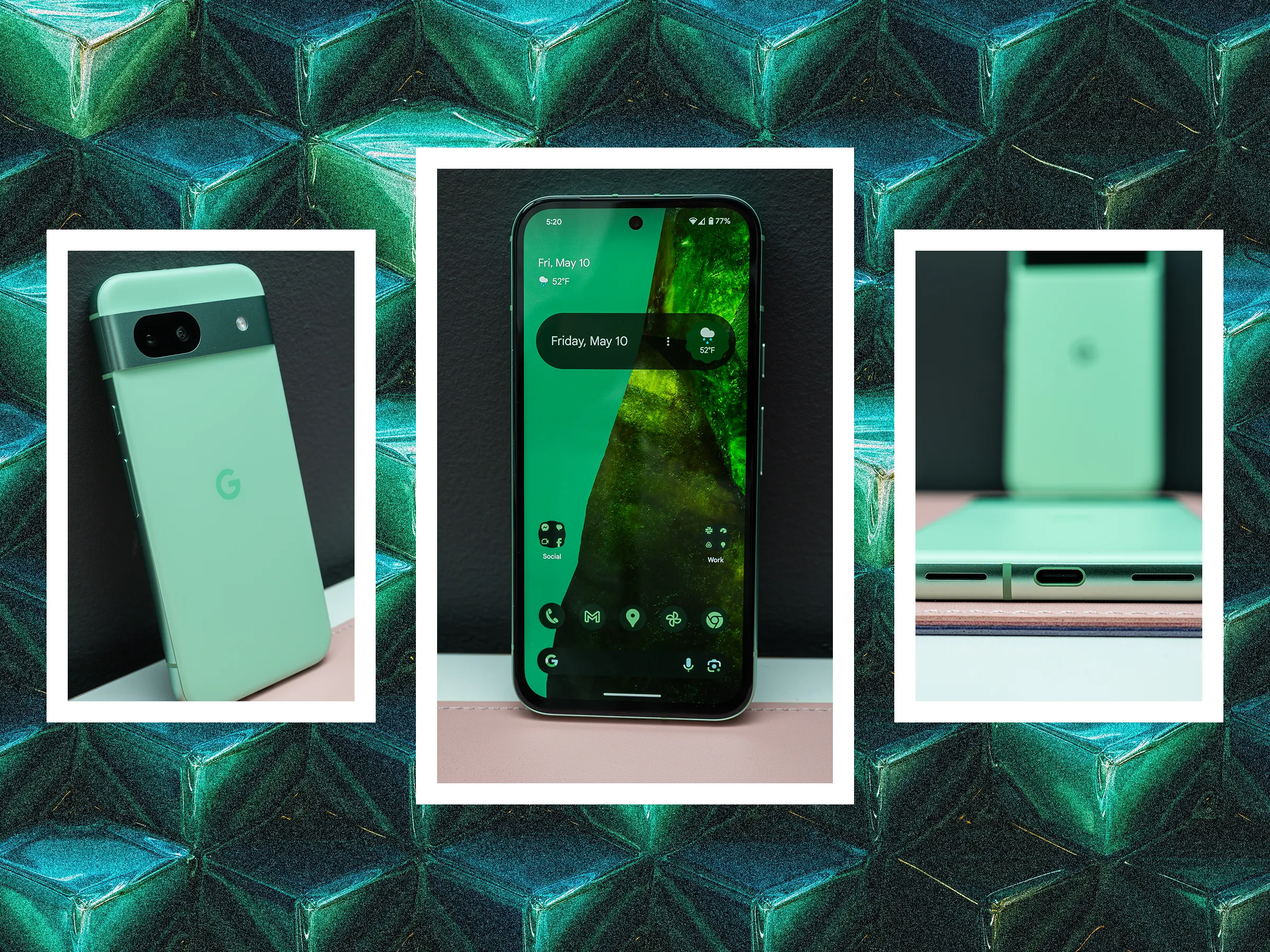 Google Pixel 8a in Aloe