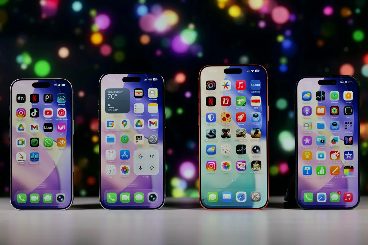 iPhone Pro lineup with Dynamic Island
