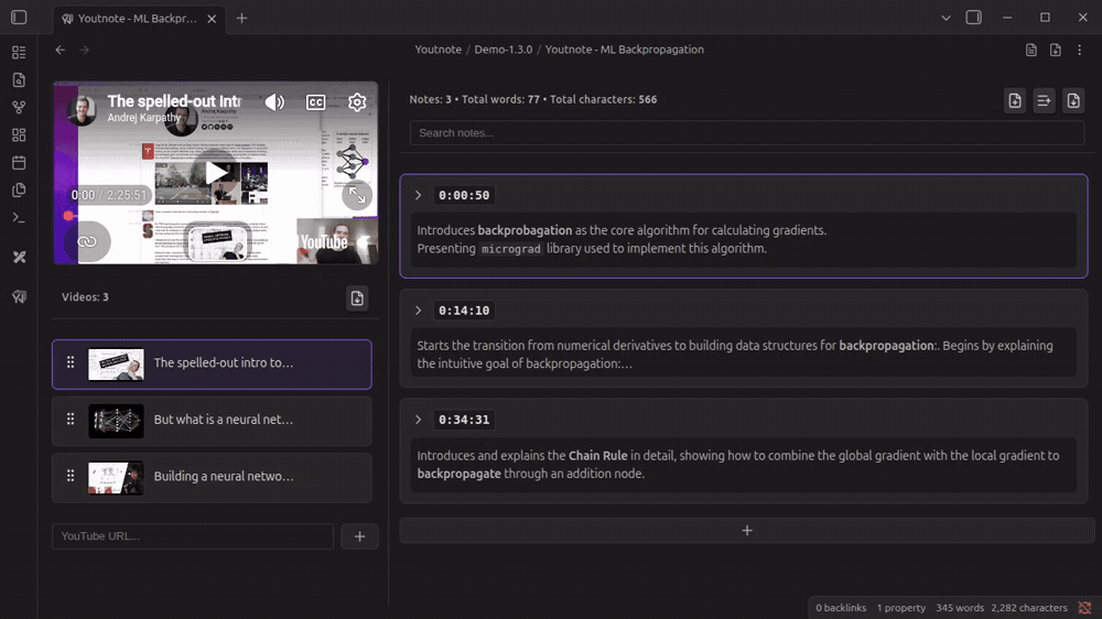 UI overview