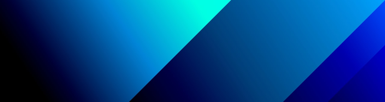 A blue gradient banner image